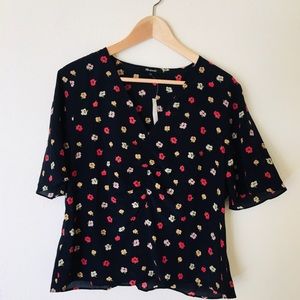 ✨NWT✨Madewell confetti floral blouse